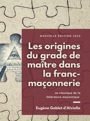 cover image of Les origines du grade de maître dans la franc-maçonnerie